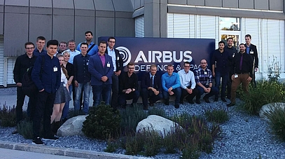 Bild der Airbus Exkursionsgruppe